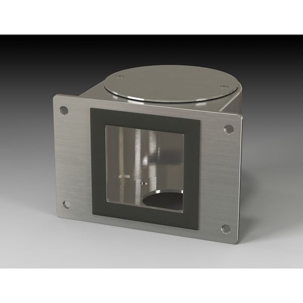 Wall Bracket Adaptor, 5.87 in. H x 7.54 in. W x 5.12 in. L, 304 Stainless Steel